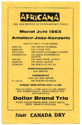 Franco Ambrosetti quintet - Live at Africana Z�rich